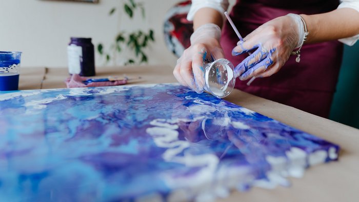 Acryl Pouring