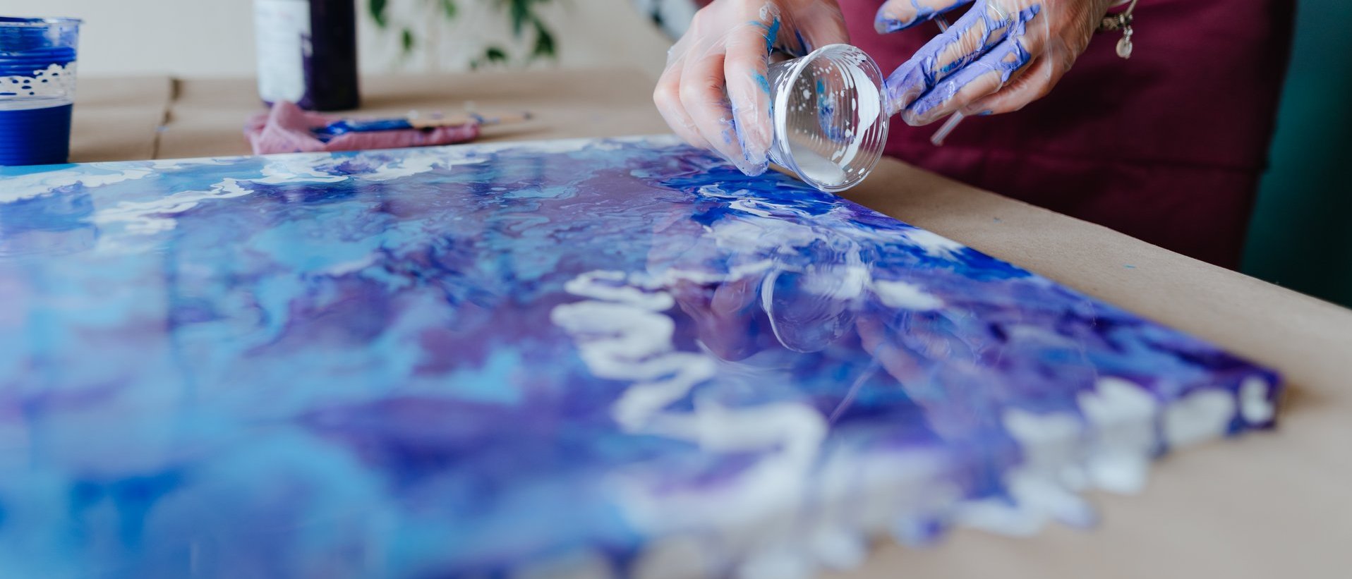 Acryl Pouring